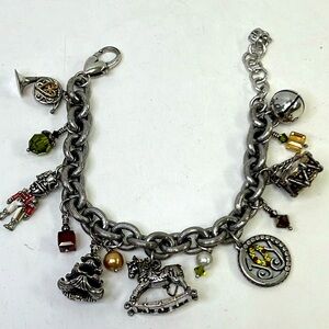 Brighton 9” Holiday Joy Charm Bracelet